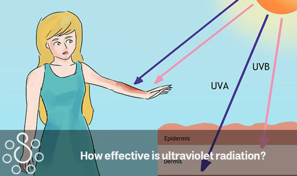 How effective is ultraviolet radiation?
