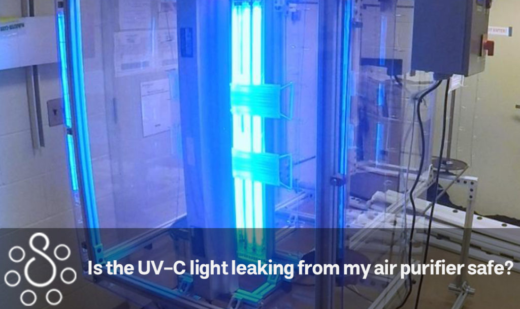 Is the UV-C light leaking from my air purifier safe?