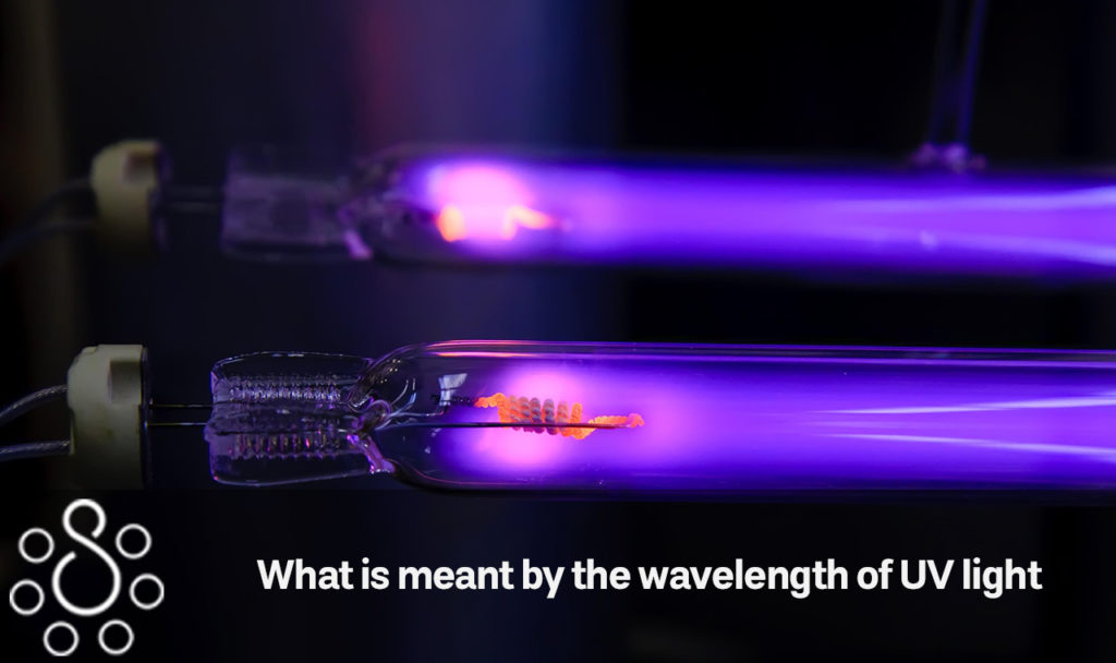 What is meant by the wavelength of UV light
