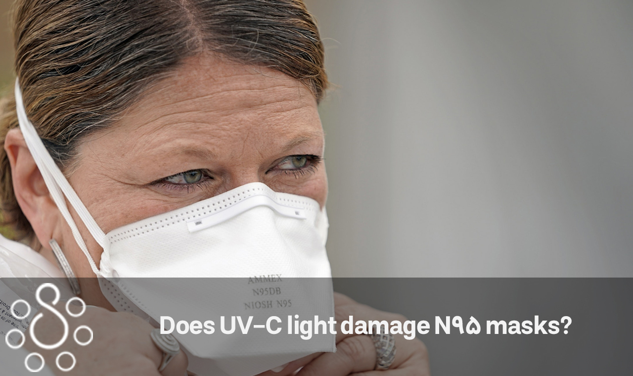Does UV-C light damage N95 masks?