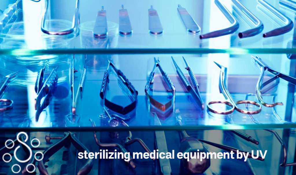 sterilizing medical equipment by UV